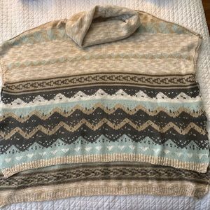 Sweater poncho